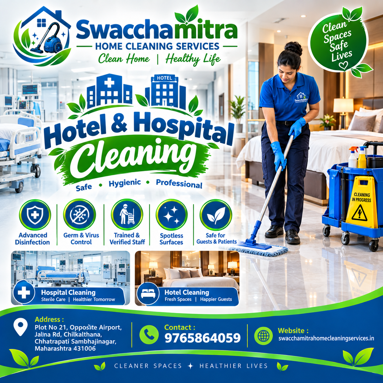 Hotel & Hospital Cleaning Services